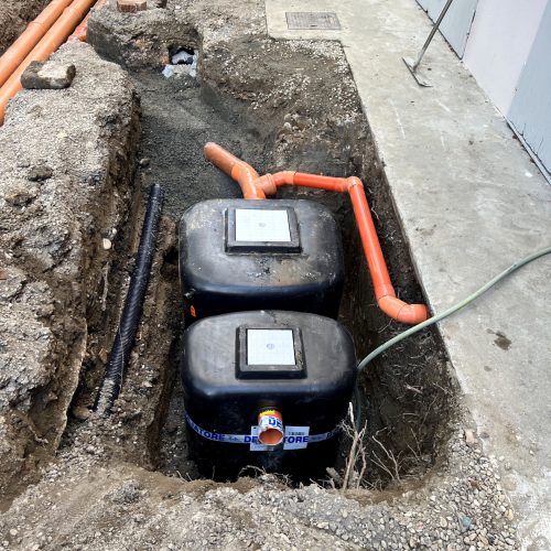 Fognatura condominiale e pavimentazione cortileIMG_5002